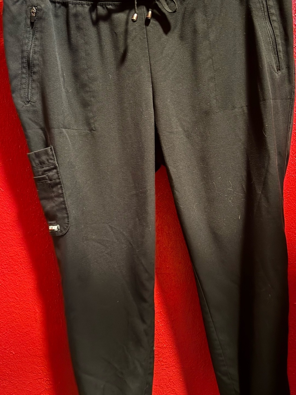 103. Preloved Grey's Anatomy Black Women's  Jogger Scrub Pants